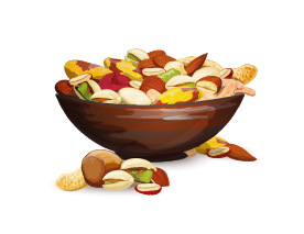 162) Орехи, семена, зерновые